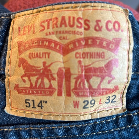 Levi’s 514 straight fit jeans size 29x32 preowned - Picture 6 of 6